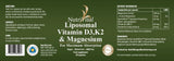 Nutrivital Liposomal Vitamin D3, K2 & Magnesium 30s