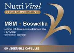 Nutrivital MSM + Boswellia Liposomal 60's