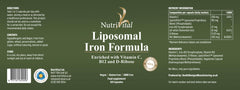 Nutrivital Liposomal Iron Formula 60s