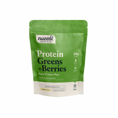 Nuzest Protein Greens + Berries Plant Protein Plus Vanilla Caramel 300g