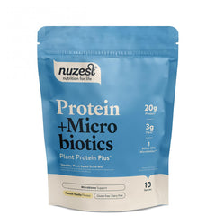 Nuzest Protein + Micro Biotics Plant Protein Plus French Vanilla 300g