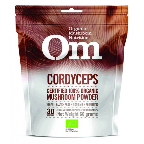 Organic Mushroom Nutrition Om Cordyceps Mushroom Powder 60g