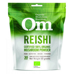Organic Mushroom Nutrition Om Reishi Mushroom Powder 60g