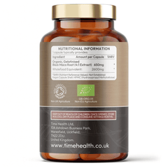 Time Health Organic Black Maca Root 120s