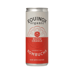 Equinox Kombucha Organic Blood Orange Sparkling Kombucha 250ml SINGLE CAN