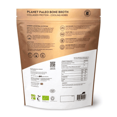 Planet Paleo Organic Bone Broth Collagen Protein Cooling Herbs 450g