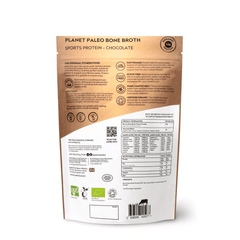 Planet Paleo Organic Bone Broth Sports Protein Chocolate 240g
