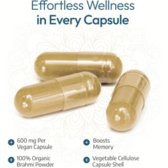 Ayurvediq Wellness Organic Brahmi 60s
