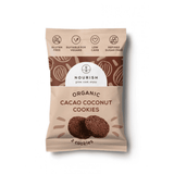Nourish Organic Cacao Coconut Cookies 20 x 25g CASE