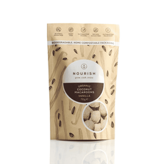 Nourish Organic Coconut Macaroons Vanilla 110g SINGLE