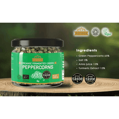 Ausha Organic Fermented Green Peppercorns 100g