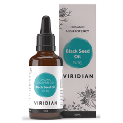 Viridian Organic High Potency Black Seed Oil 3% TQ 50ml