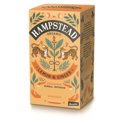Hampstead Tea Organic Lemon & Ginger Herbal Infusion 20s