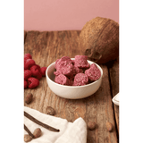 Nourish Organic Mini Coconut Macaroons Raspberry 10 x 110g CASE