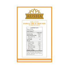 Ausha Organic Papaya Powder 100g
