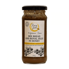 Raw Pot Organic Raw Bee Bread and Royal Jelly in Honey 295g