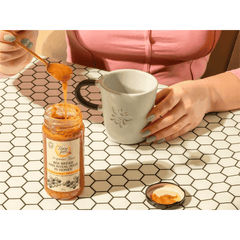 Raw Pot Organic Raw Bee Bread and Royal Jelly in Honey 295g