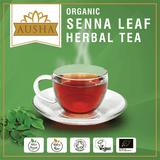 Ausha Organic Senna Leaf Herbal Tea 20 Tea Bags