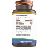 the Good guru Organic Turmeric + Ashwagandha & Black Pepper 90s