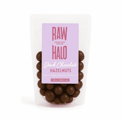 Raw Halo Organic Vegan Dark Chocolate Hazelnuts 85g