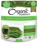 Organic Traditions Super 5 Grass Juice Blend 150g