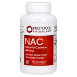 Protocol for Life Balance N-Acetyl-Cysteine (NAC) 600mg - 100 Capsules