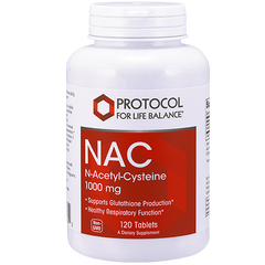 Protocol for Life Balance N-Acetyl-L-Cysteine (NAC) 1000mg - 120 Tablets