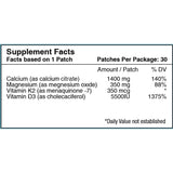 PatchAid Vitamin D3 + Calcium Patch 30's