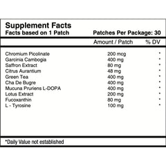 PatchAid Slim Trim Appetite Suppressant Patch 30's