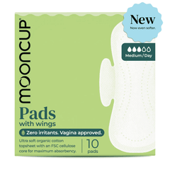 Mooncup Pads with Wings Medium/Day 10s
