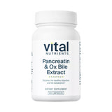 Pancreatin & Ox Bile Extract  - 60 Capsules | Vital Nutrients