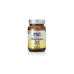 FSC (The Food Supplement Company) Pantothenic Acid 500mg 30s