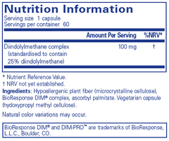 Pure Encapsulations DIM PRO 100 60's