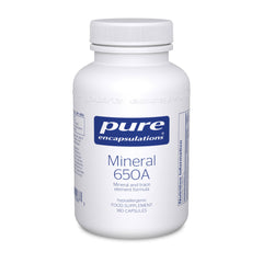 Pure Encapsulations Mineral 650A 180's