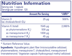 Pure Encapsulations Synergy K 120's