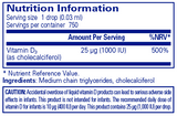Pure Encapsulations Vitamin D3 Liquid 22.5ml