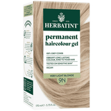 Herbatint Permanent Hair Color Gel 9N Very Light Blonde 150ml