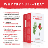 Nutratea Pine Needle & Rose Hip Tea Bags 20s