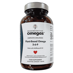 Regenerative Omegas Plant-Based Omega 3-6-9 with Ahiflower Oil 120s
