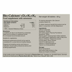Pharma Nord Bio-Calcium +D3 +K1 +K2 60's