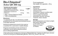 Pharma Nord Bio-Ubiquinol Active QH 100mg 60's