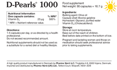Pharma Nord D-Pearls 1000 Bio-Vitamin D3 90's