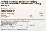 Proven Probiotics For Women (Formerly Women's Lactobacillus & Bifidus with Cranberry) 30's