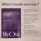 MyOva Pre + Post Menstrual Support, Herbal Loose Leaf Tea 240g