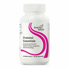 Prenatal Essentials Chewable - 60 Chewable Tablets | Seeking Health