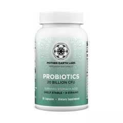 Probiotics (20 Billion CFU) - 30 Capsules | Mother Earth Labs