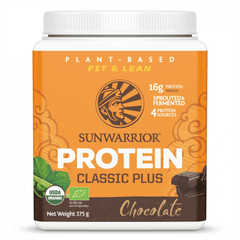 Sunwarrior Protein Classic Plus Chocolate 375g (Orange Tub)