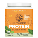 Sunwarrior Protein Classic Plus Unflavoured 375g (Orange Tub)