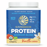 Sunwarrior Protein Warrior Blend Vanilla 375g (Blue Tub)