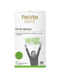 Proven Biotics Fit for School Stick Packs 14s